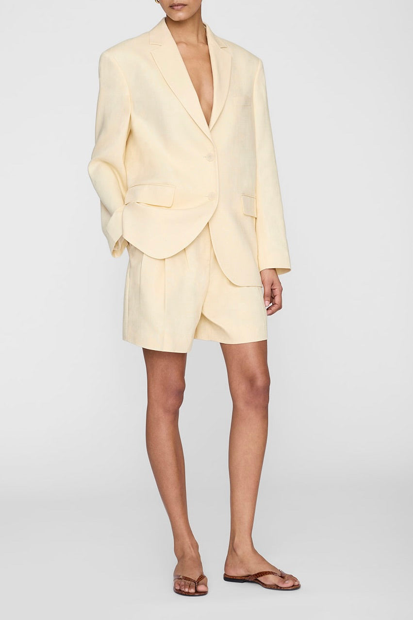 Quinn Blazer in Butter Yellow by Anine Bing - Anita Hass