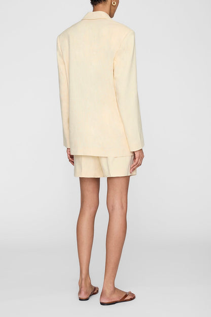 Quinn Blazer in Butter Yellow by Anine Bing - Anita Hass