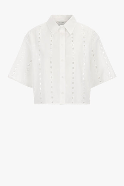 Lincoln Blouse in White by Anine Bing - Anita Hass