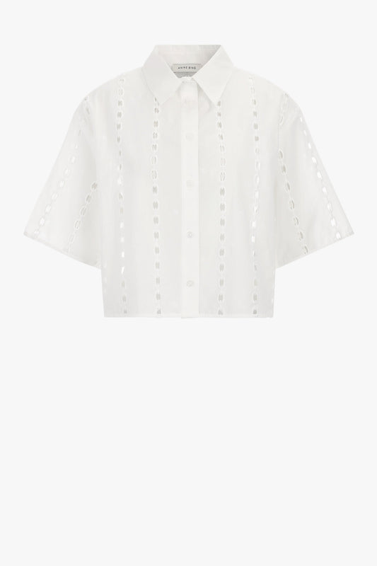 Lincoln Blouse in White by Anine Bing - Anita Hass