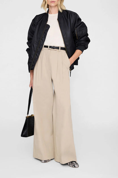 Lou Pants in Beige by Anine Bing - Anita Hass