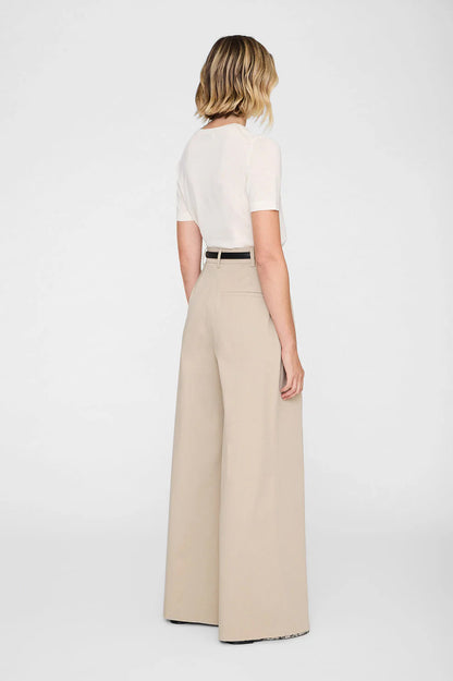 Lou Pants in Beige by Anine Bing - Anita Hass