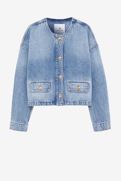 Blanche Jacket in Caspian Blue by Anine Bing - Anita Hass