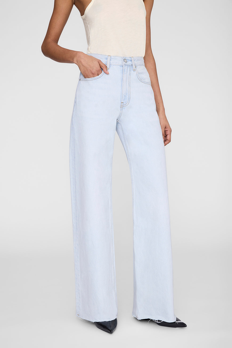 Lewis Jeans in Lucid Blue by Anine Bing - Anita Hass