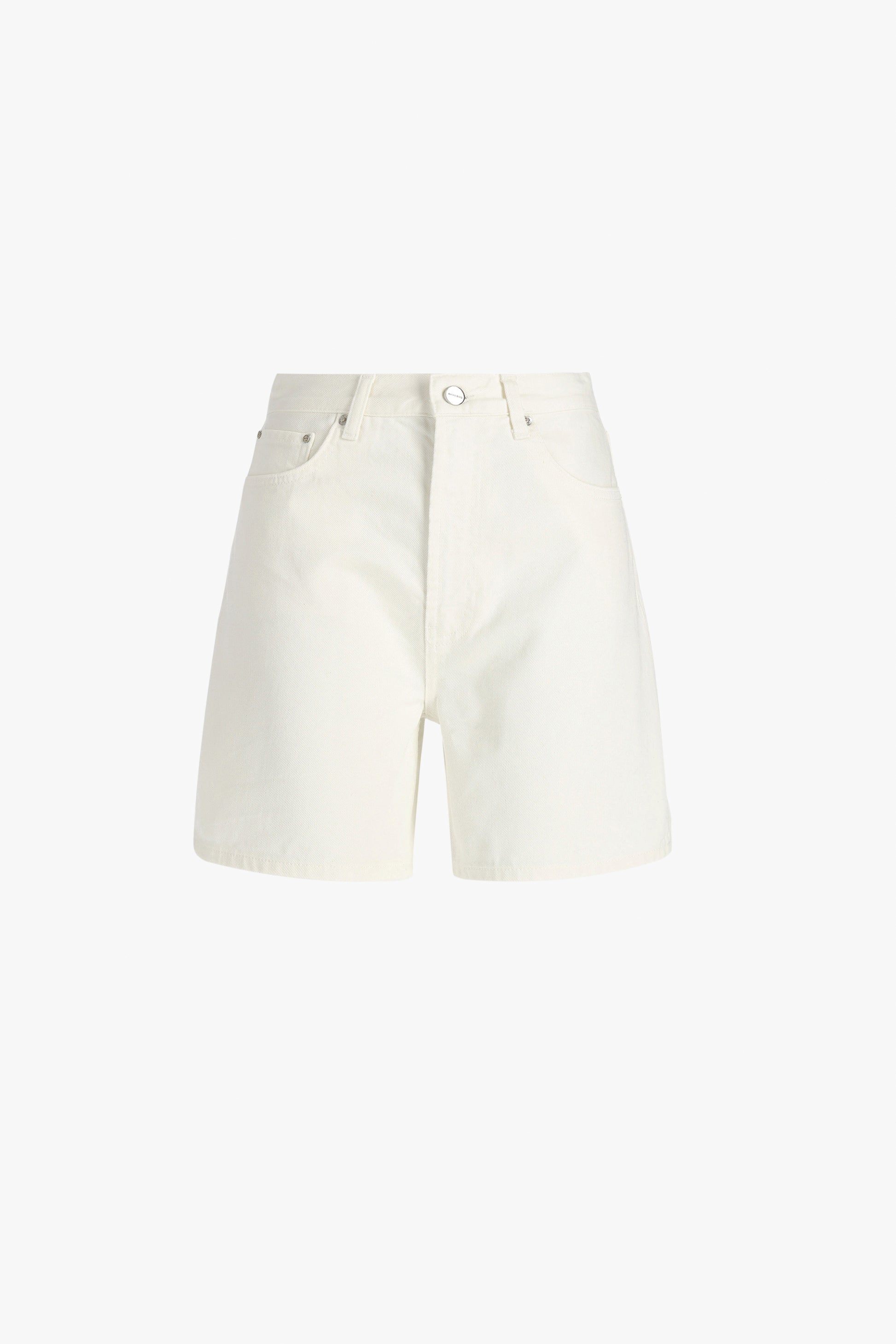Kat Denim Shorts in Ecru by Anine Bing - Anita Hass