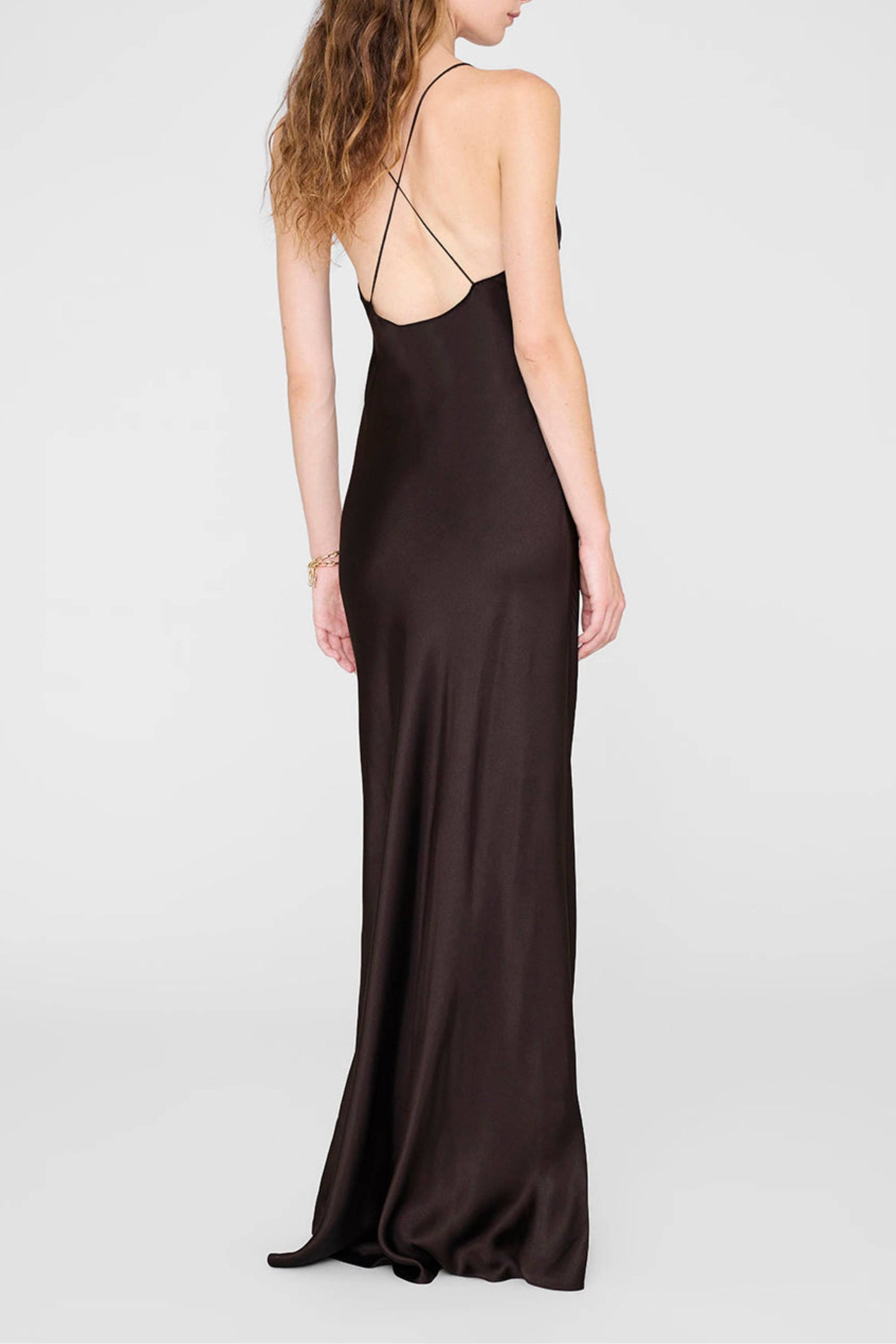 Laurel Dress in Deep Brown by Anine Bing - Anita Hass