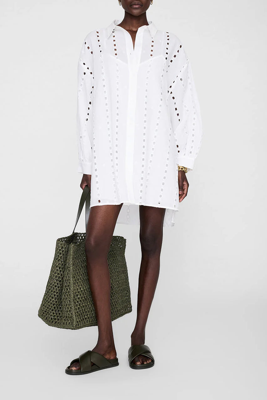 Marianne Dress in White by Anine Bing - Anita Hass