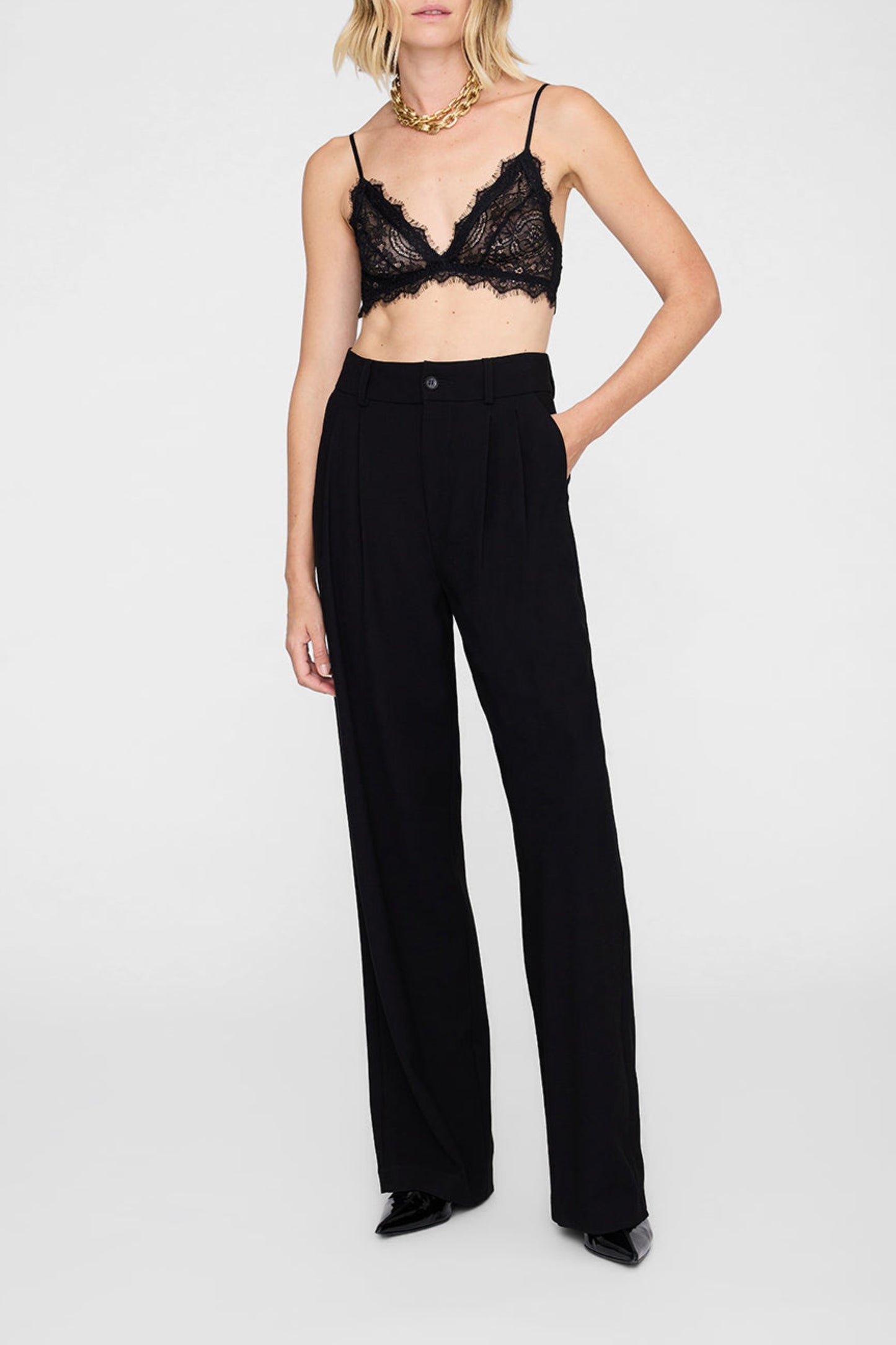 Lace Bra in Schwarz Anine Bing