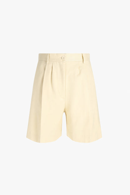 Pantalones cortos Brice en color amarillo mantequilla de Anine Bing - Anita Hass