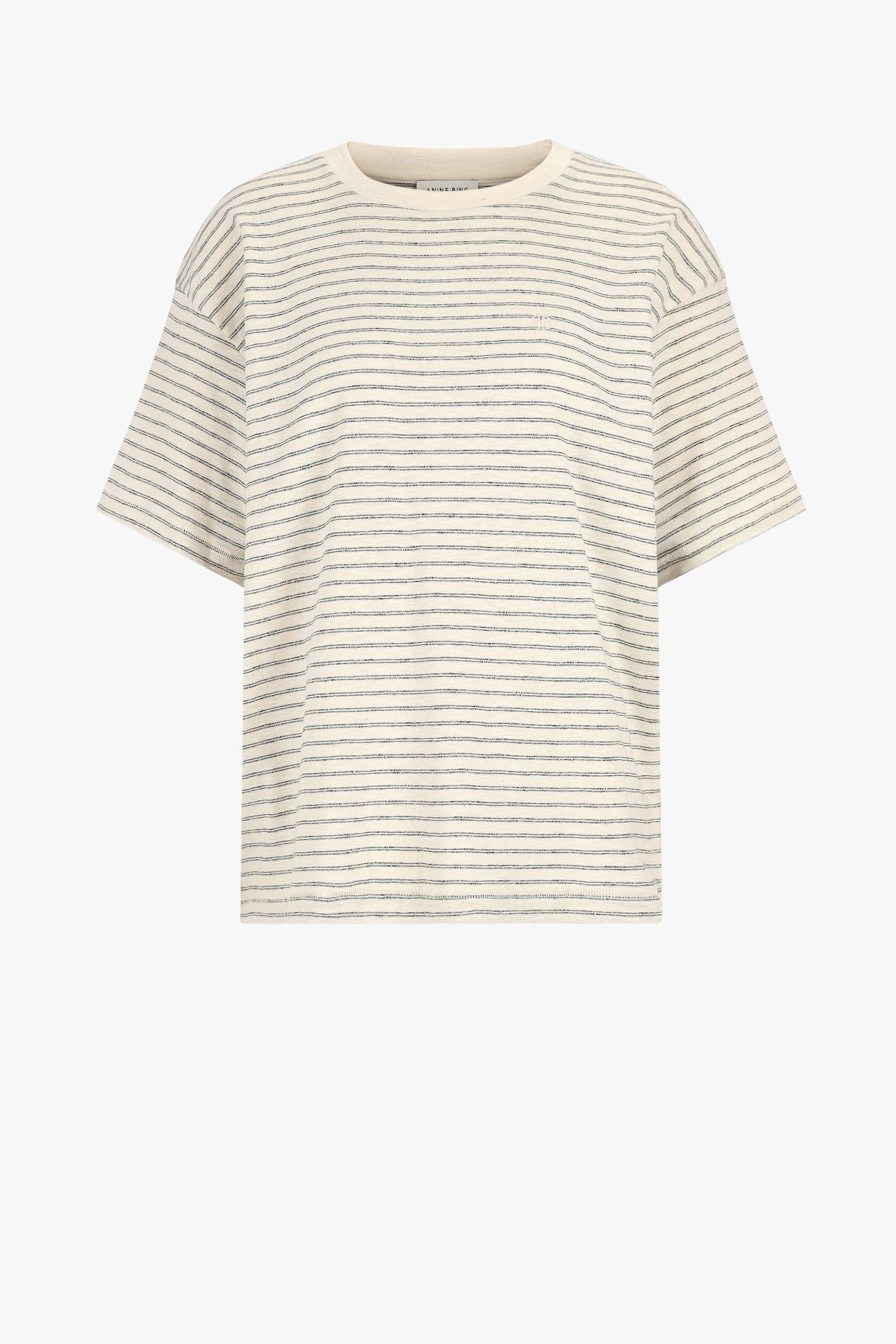 Cade T-Shirt in Black Stripes by Anine Bing - Anita Hass
