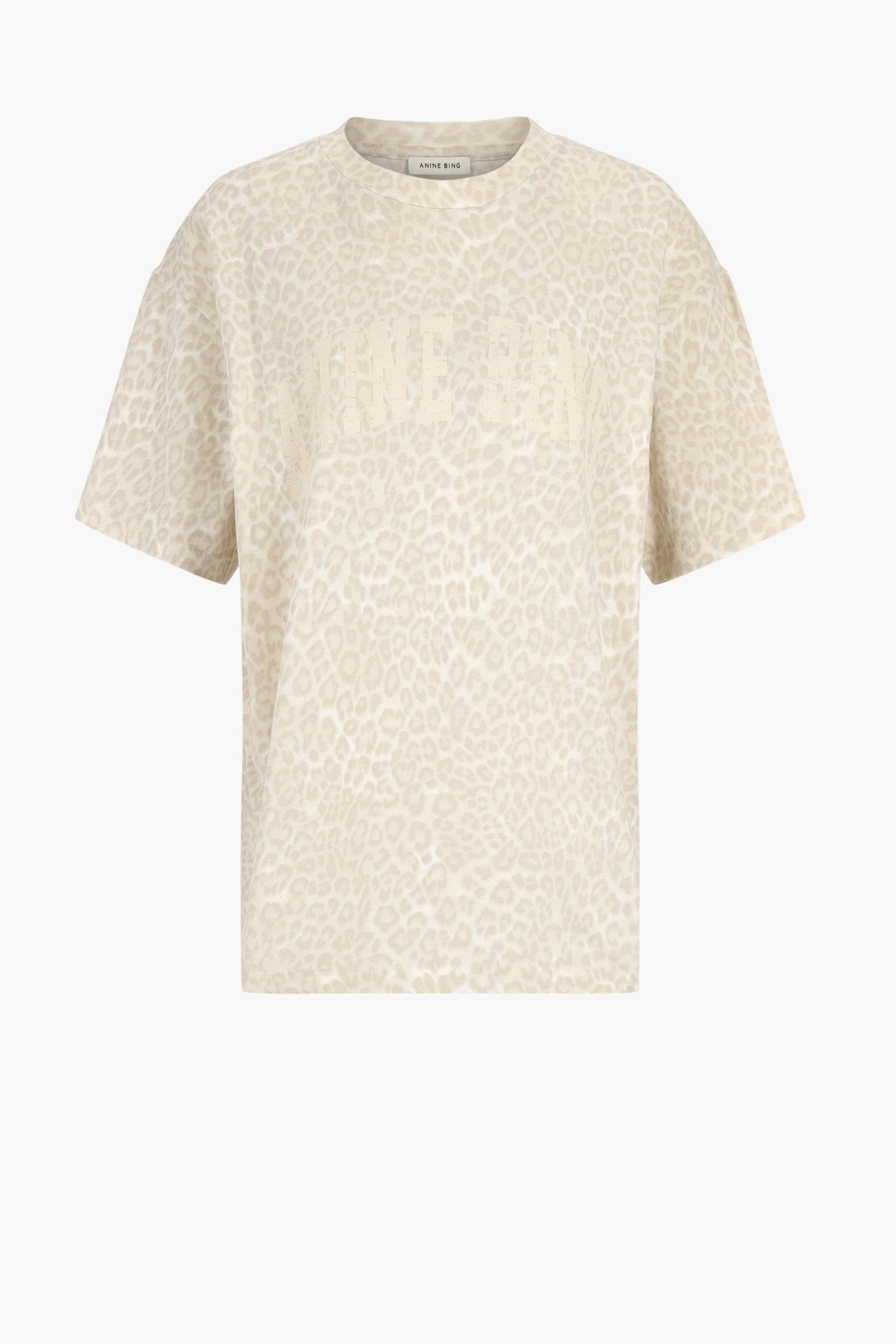 Cade T-Shirt in White Leopard by Anine Bing - Anita Hass