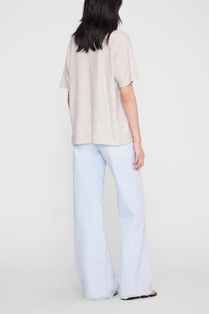 Cade T-Shirt in White Leopard by Anine Bing - Anita Hass