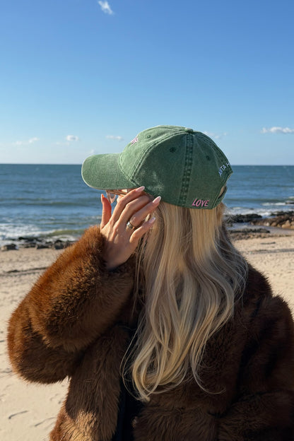 Cap Amour in Washed GreenAnita Hass - Anita Hass