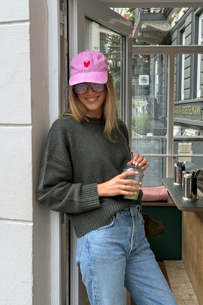 Cap Heart in Washed PinkAnita Hass - Anita Hass