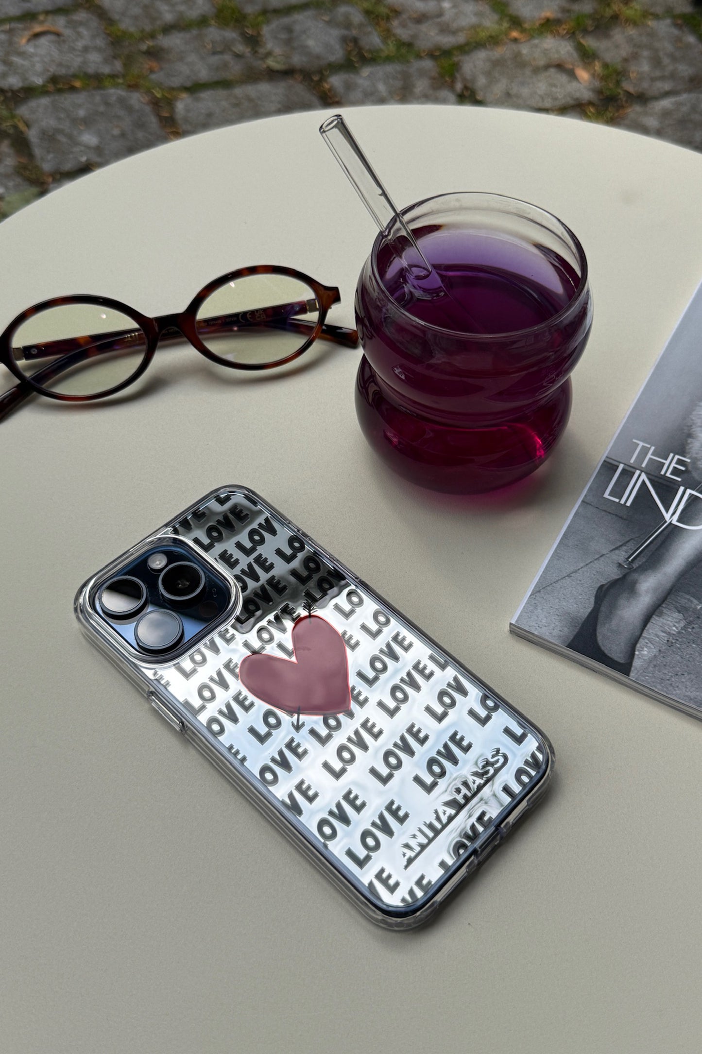 Handyhülle 'Love Heart' in MirrorAnita Hass - Anita Hass