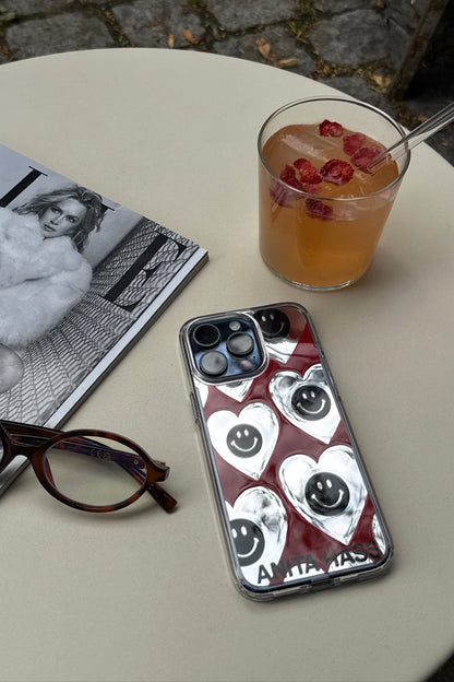 Handyhülle 'Heart Smiley' in MirrorAnita Hass - Anita Hass