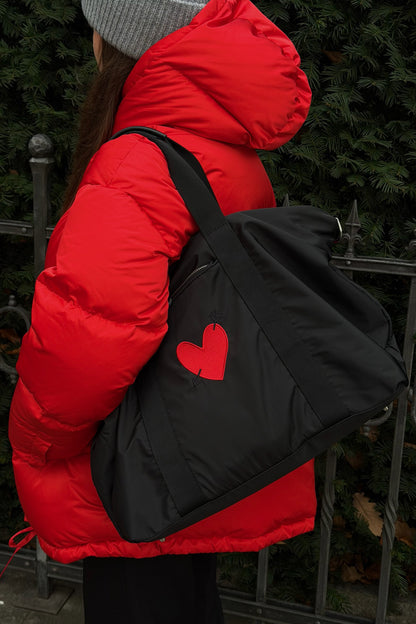 Tasche 'Heart' in Schwarz NylonAnita Hass - Anita Hass