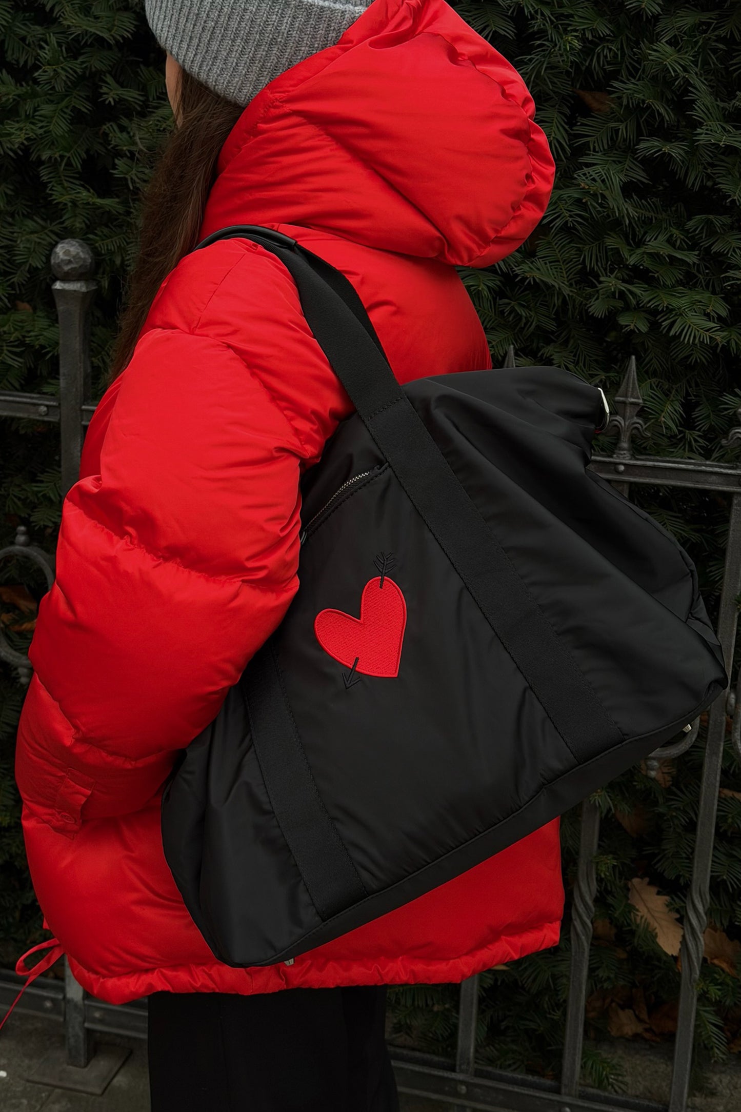 Taschen Set 'Heart' in Schwarz NylonAnita Hass - Anita Hass