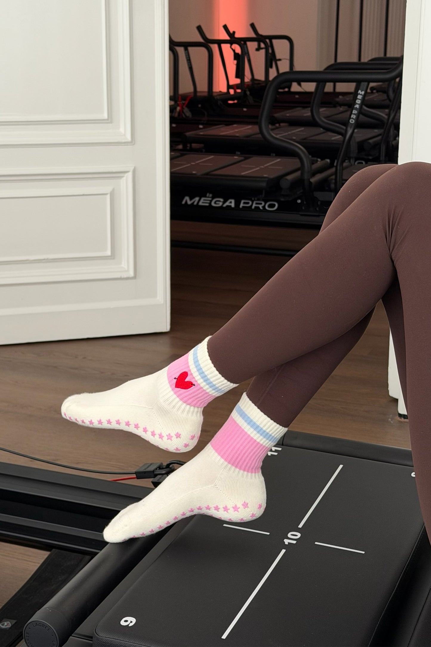Pilates Socken Glow in Ivory/PinkAnita Hass - Anita Hass