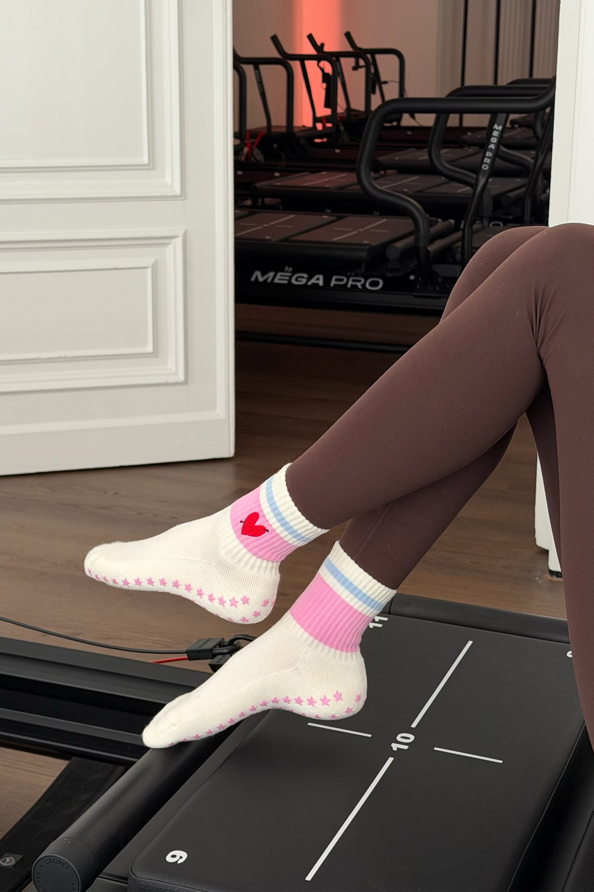 Pilates Socken Glow in Ivory/PinkAnita Hass - Anita Hass