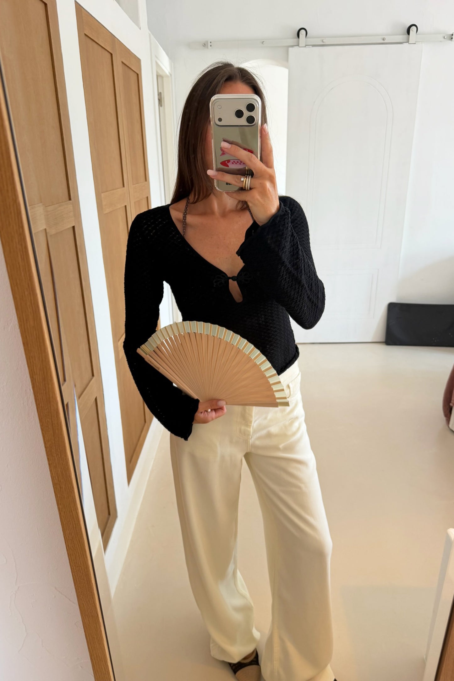 Longsleeve Beach Flirt in Schwarz Anita Hass