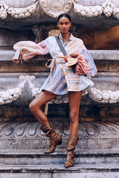 Rebellion Drape dress in teal