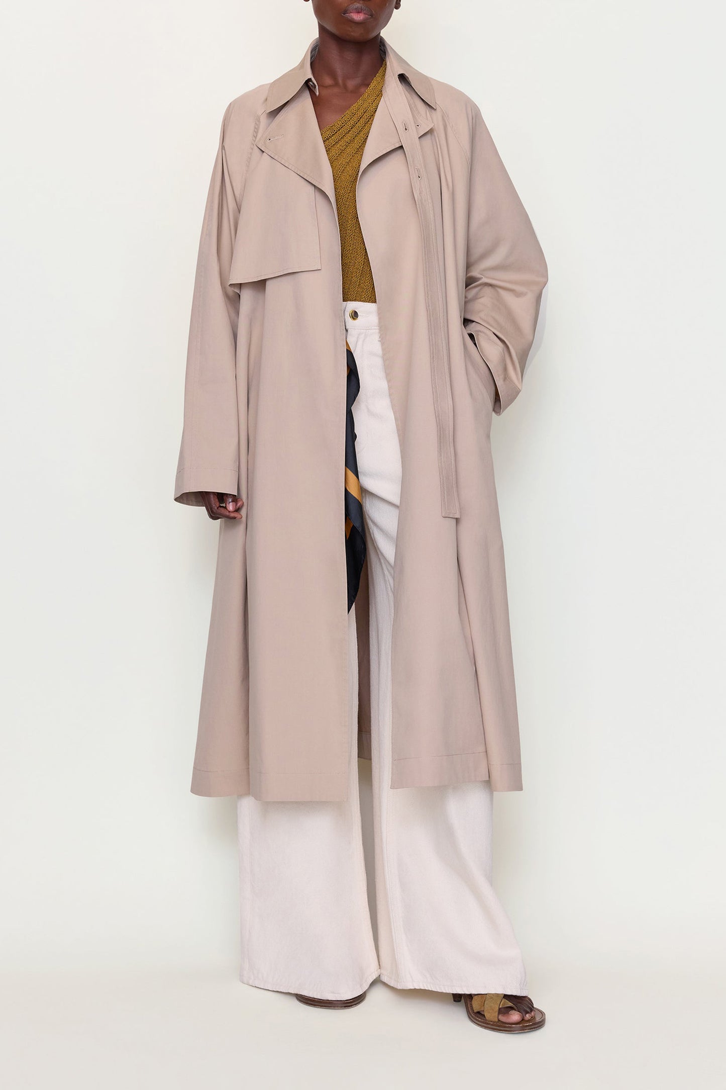 Delta Trench Coat in Fawn