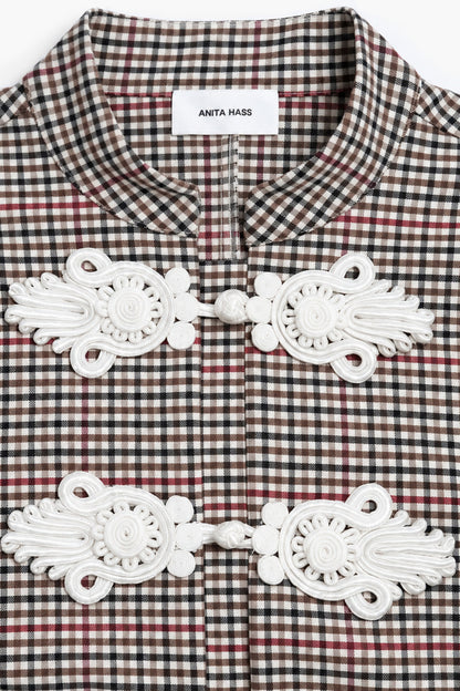 Bluse Caroline in Schwarz/Weiß/Rot Anita Hass