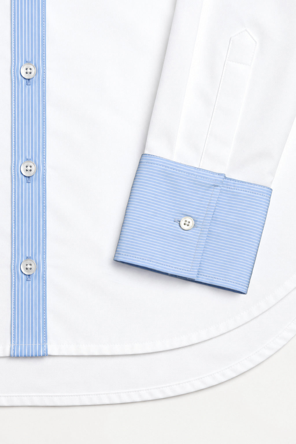 Bluse Eleonora in Weiß/Blau Anita Hass