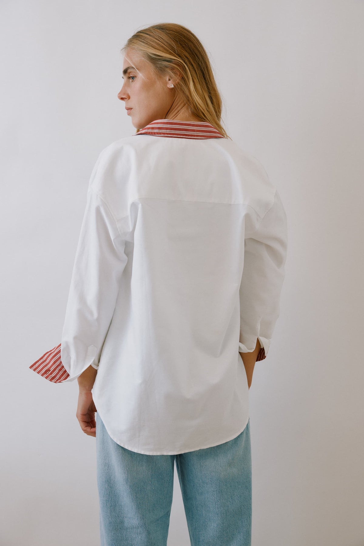 Bluse Eleonora in Weiß/Rot Anita Hass