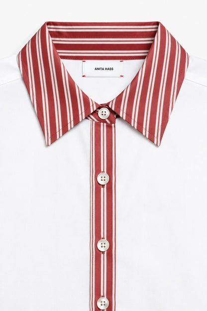 Bluse Eleonora in Weiß/Rot Anita Hass