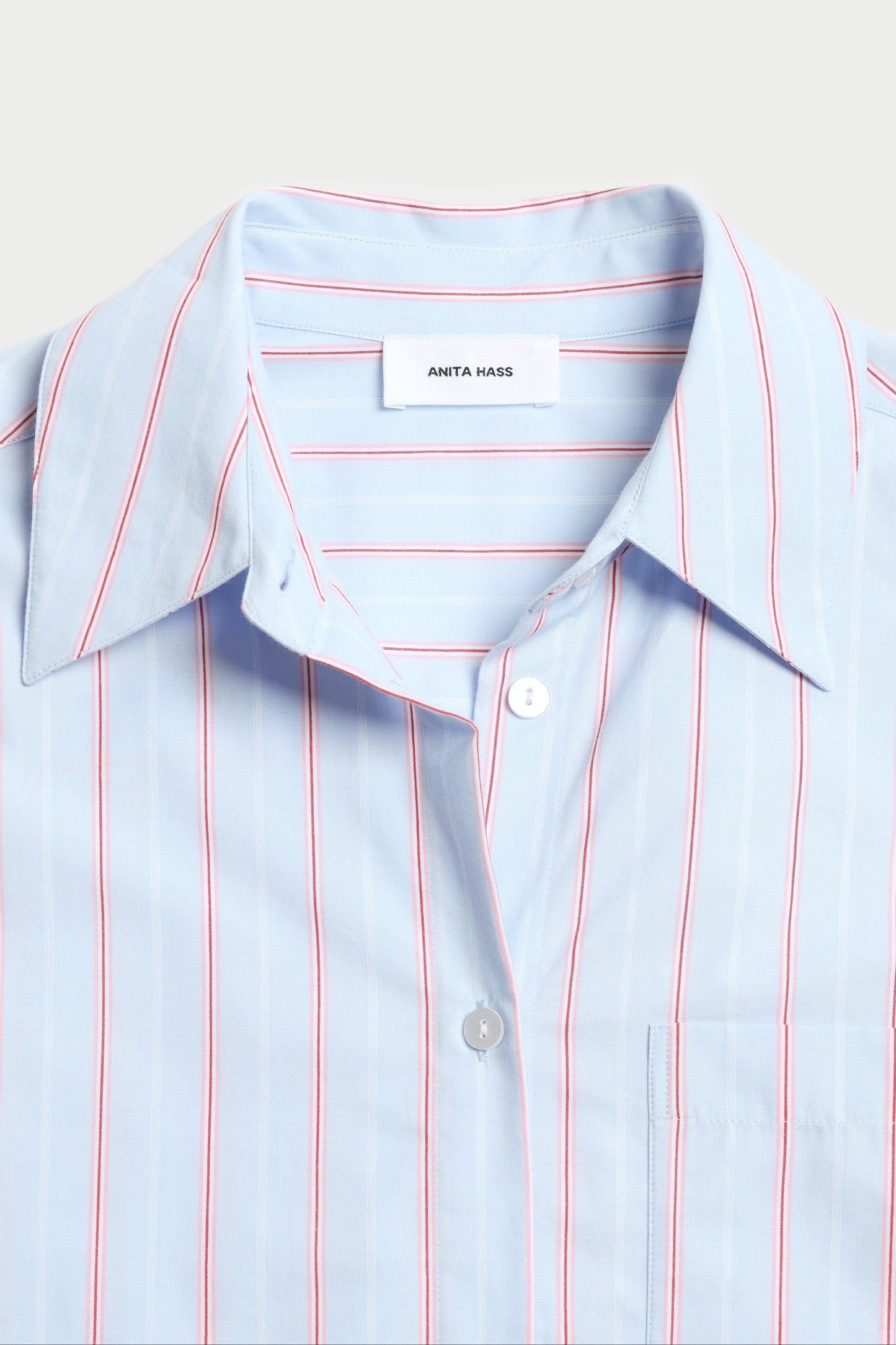 "Good Energy" Blouse in Blue/Pink by Anita Hass - Anita Hass