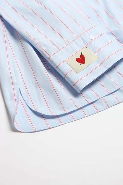 "Good Energy" Blouse in Blue/Pink by Anita Hass - Anita Hass