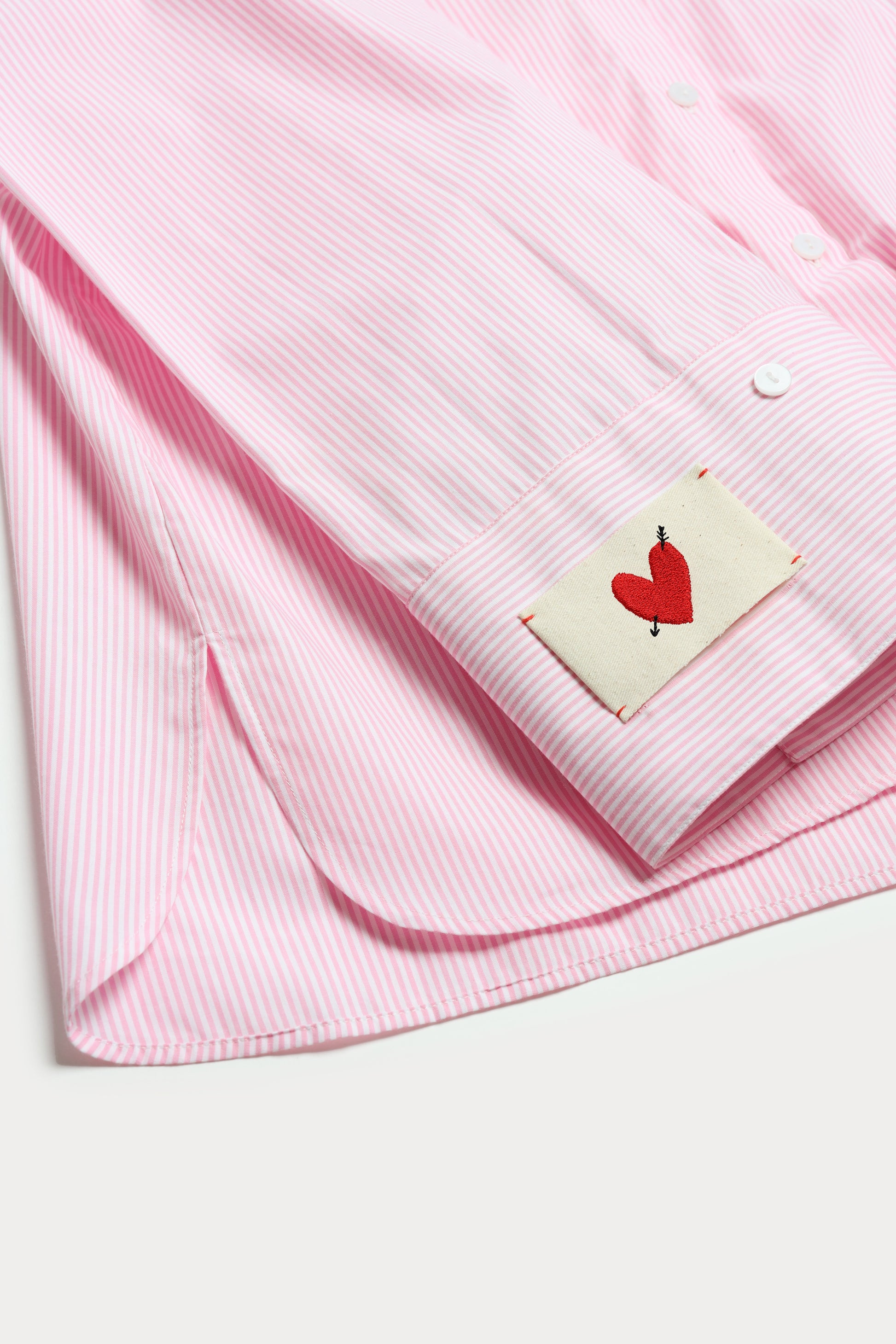 "Good Energy" Blouse in Pink/White by Anita Hass - Anita Hass
