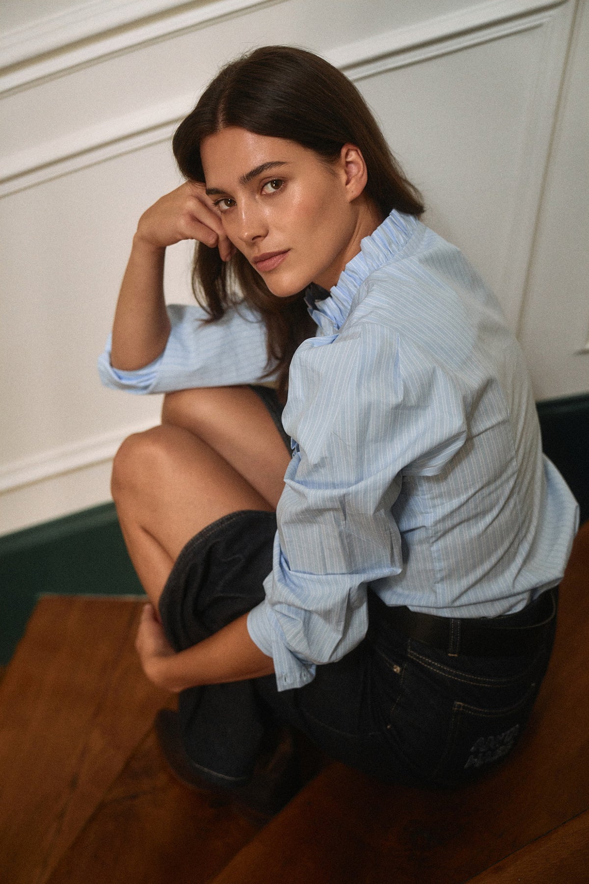 Bluse Lenora in Hellblau Anita Hass