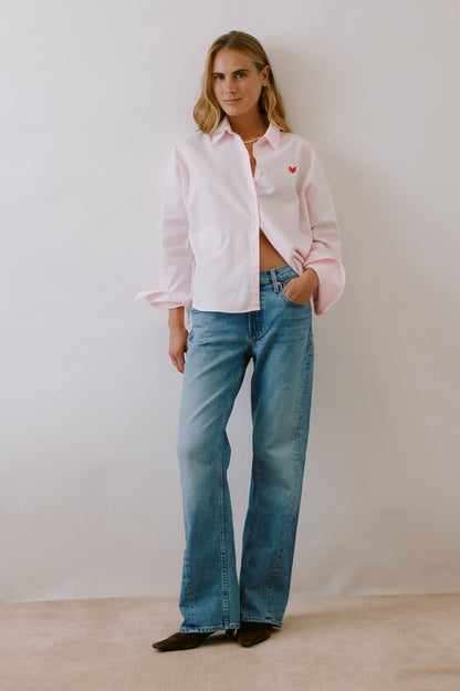 Bluse Oxford in Rosa Anita Hass