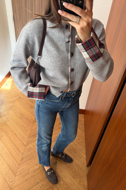 Cardigan Mae in Grey
