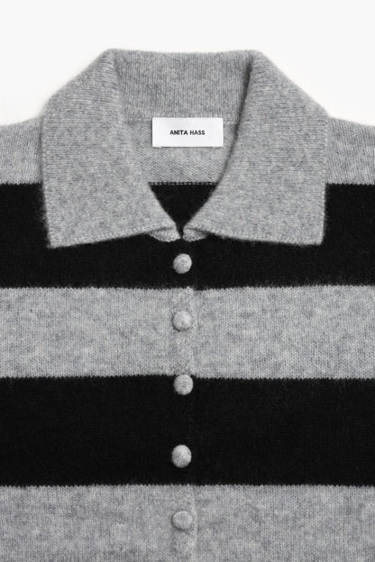 Cardigan Minnie in Grau/Schwarz Anita Hass