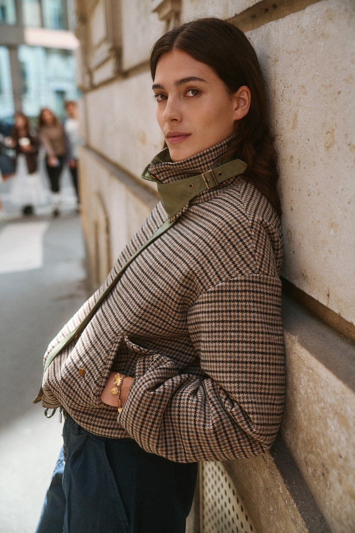 Daunenjacke Deliah in Grau/Schwarz Anita Hass