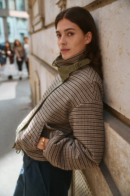 Daunenjacke Deliah in Grau/Schwarz Anita Hass