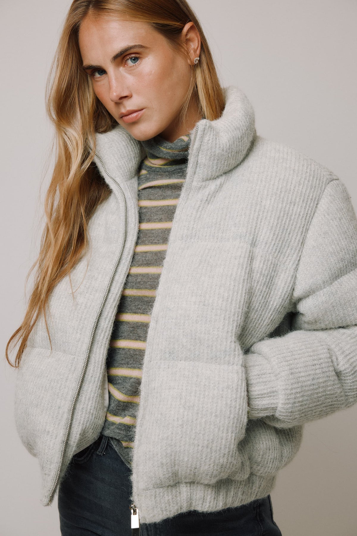 Down Jacket Winslow in Grey
