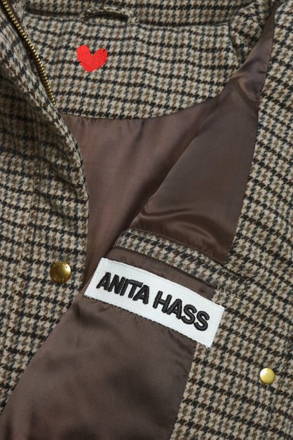Daunenweste Alma in Grau/Schwarz Anita Hass