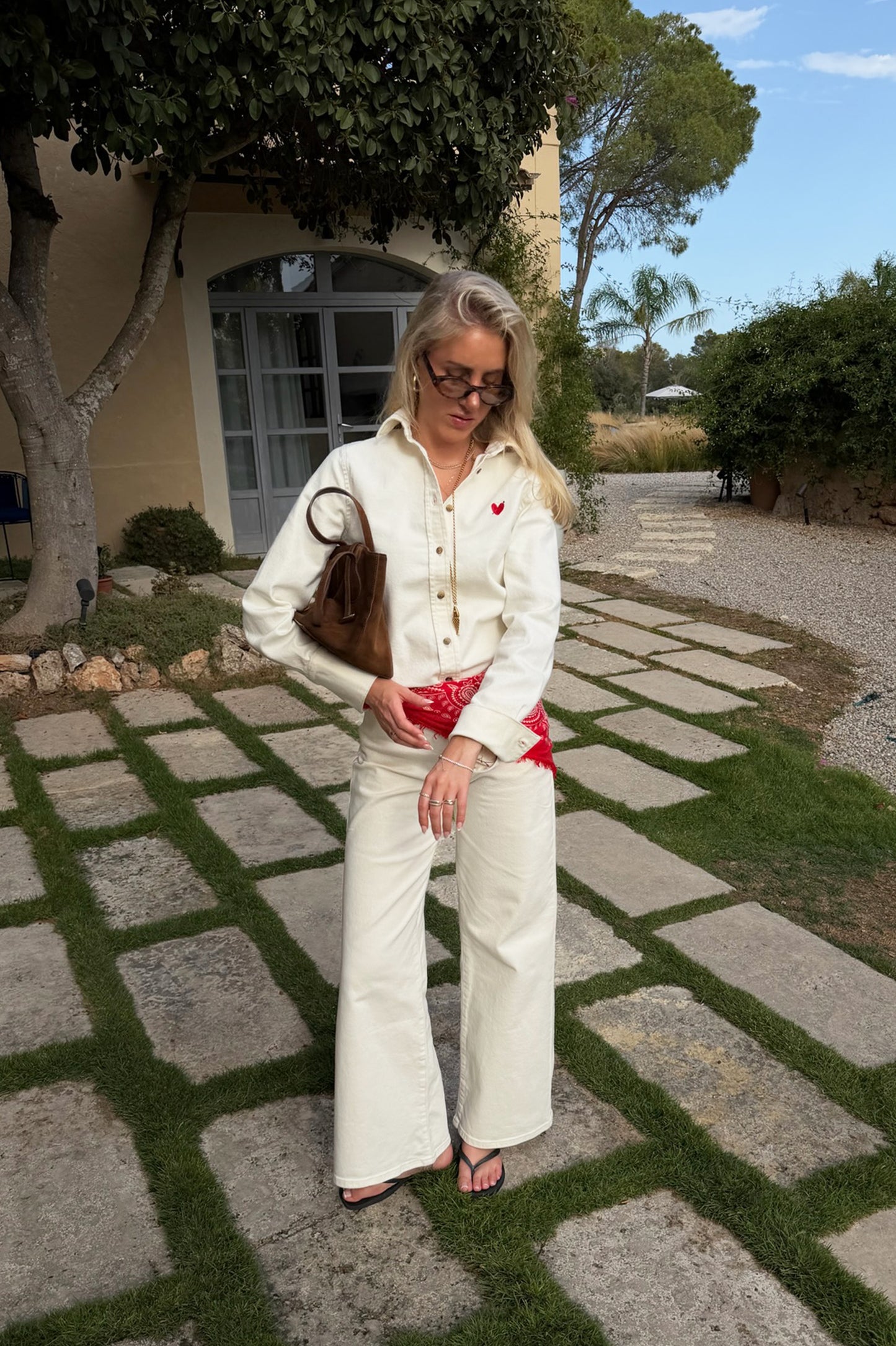 Denim Set The Maxi in Ecru Anita Hass