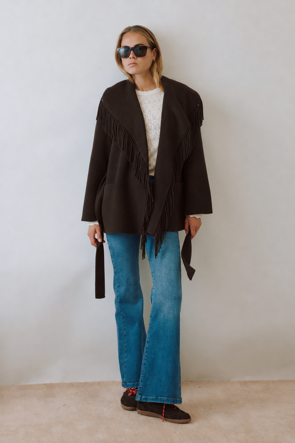 Fransenjacke Loretta in Coffee Anita Hass