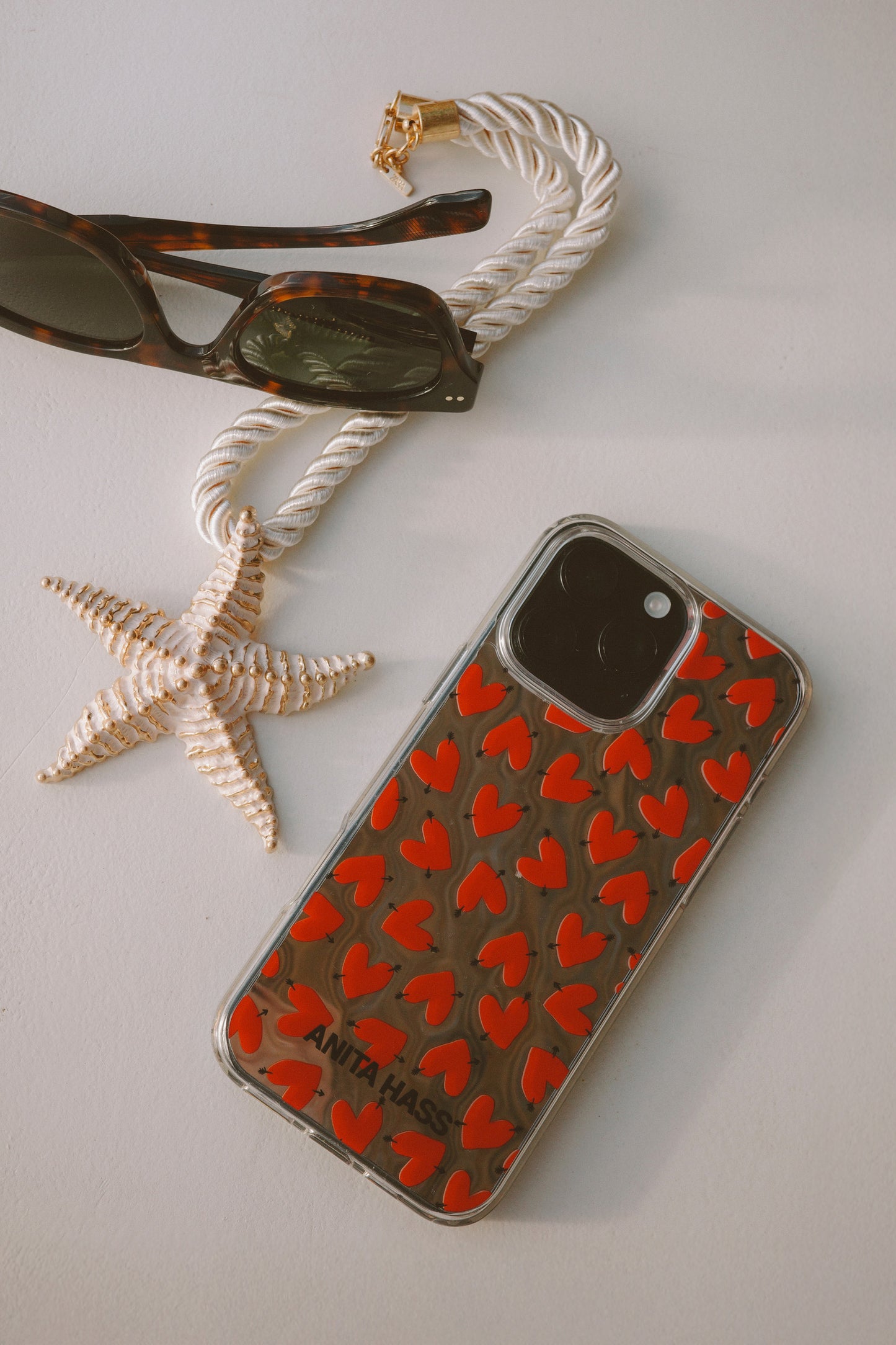 Set di custodie per cellulari “Heart” in versione Mirror