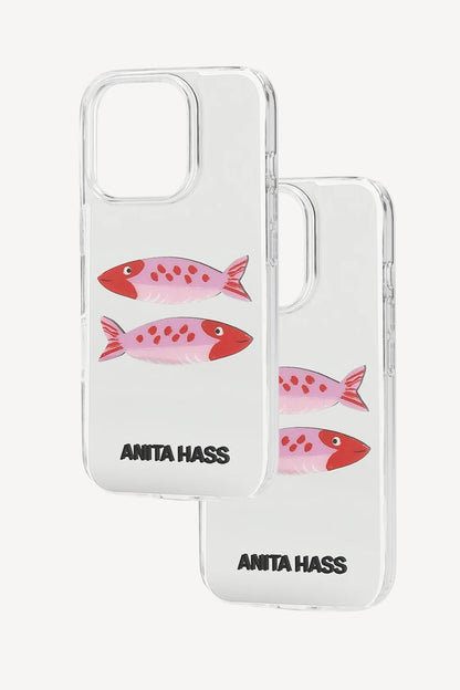 Handyhüllen Set Fish in Pink/Mirror