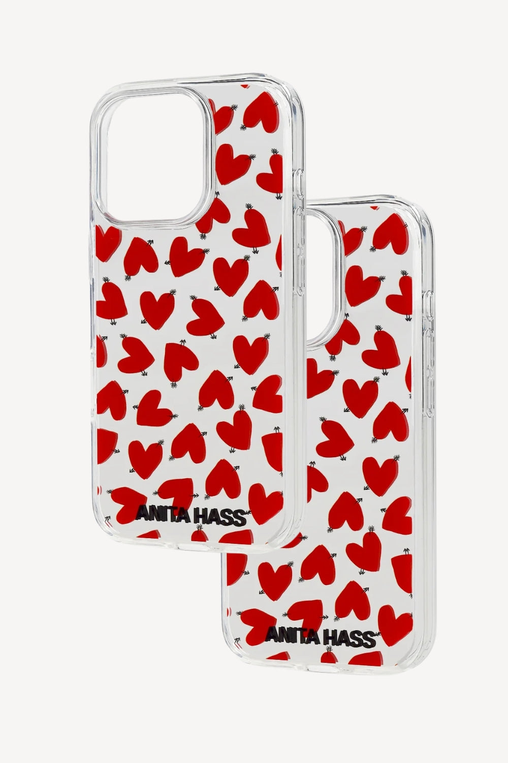Set di custodie per cellulari “Heart” in versione Mirror