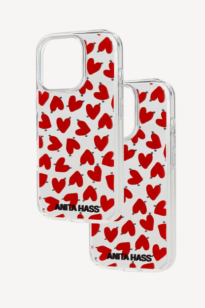 Set di custodie per cellulari “Heart” in versione Mirror