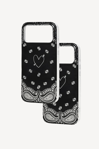 Handyhüllen Set Paisley in Schwarz Anita Hass