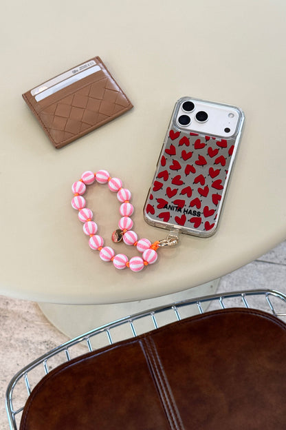 Pink Candy Cell Phone Chain by Anita Hass - Anita Hass